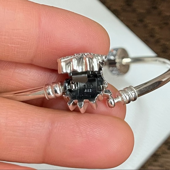 NWOT Limited Edition Pandora Fireworks Bangle Bracelet w/ 3 Christmas Charms EUC - Picture 8 of 15
